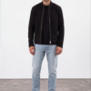 m06-black-suede-bomber-2 Onyx Black Suede Bomber Jacket