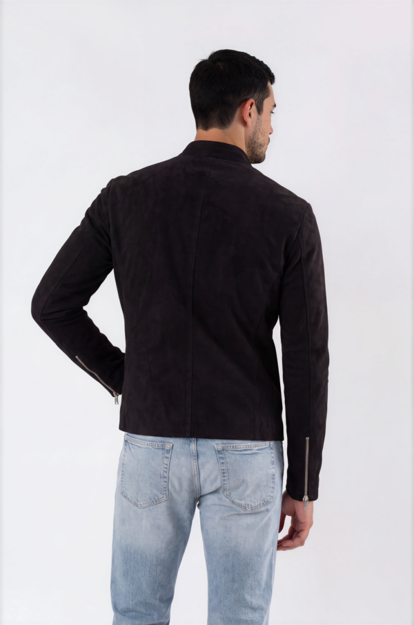 m06-black-suede-bomber-3 Onyx Black Suede Bomber Jacket